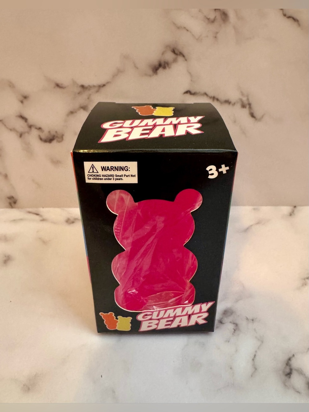 Pink Gummy Bear squishy Brand New